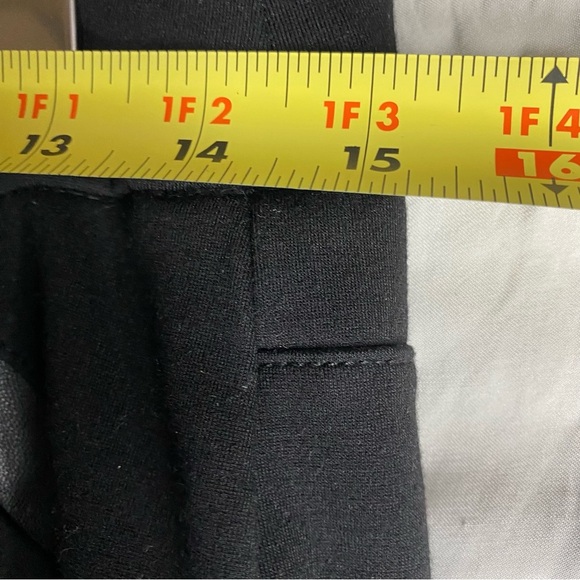San Francisco Women's Black Stretch Pants Sz M Minimalist Casual Comfort Capsule - Picture 6 of 8